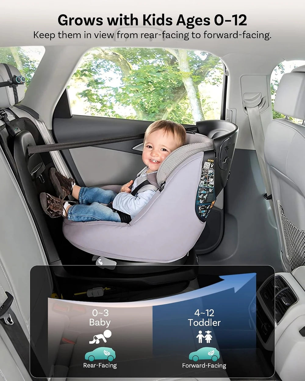 OTTOCAST™ Baby Car Camera & Wireless CarPlay Adapter