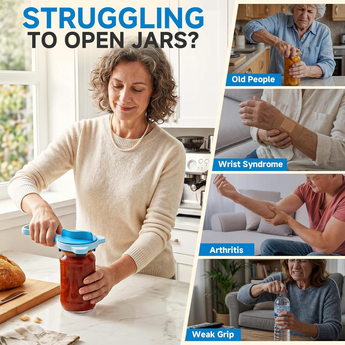 TwistCap™ - 4-in-1 Multi-Function Jar Opener 