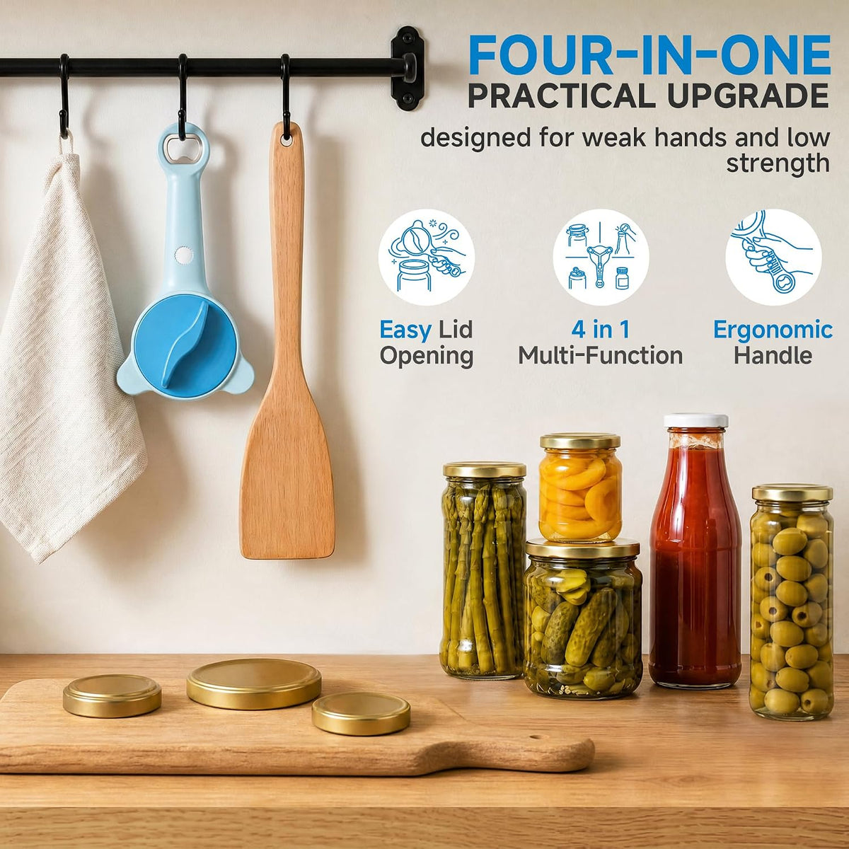 TwistCap™ - 4-in-1 Multi-Function Jar Opener 