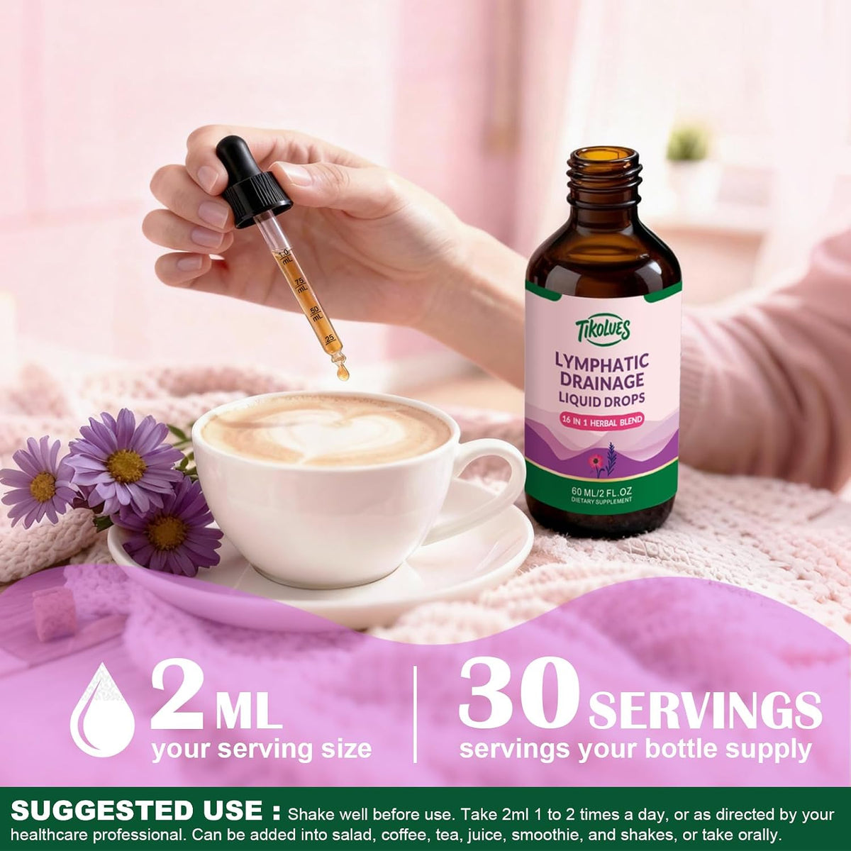 Tikolves Lymphatic Drainage Drops