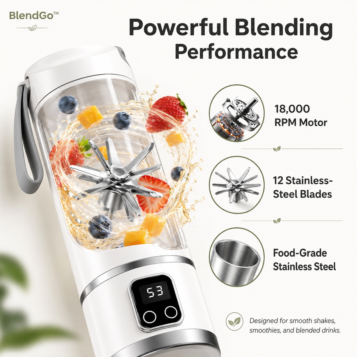 BlendGo™ Portable Blender