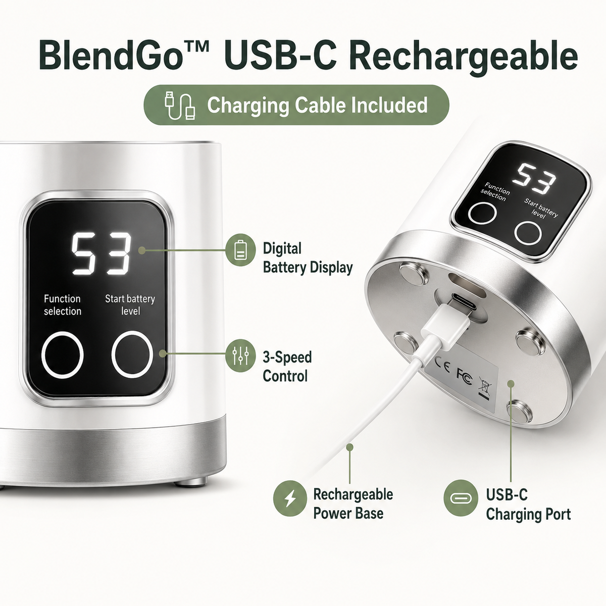 BlendGo™ Portable Blender