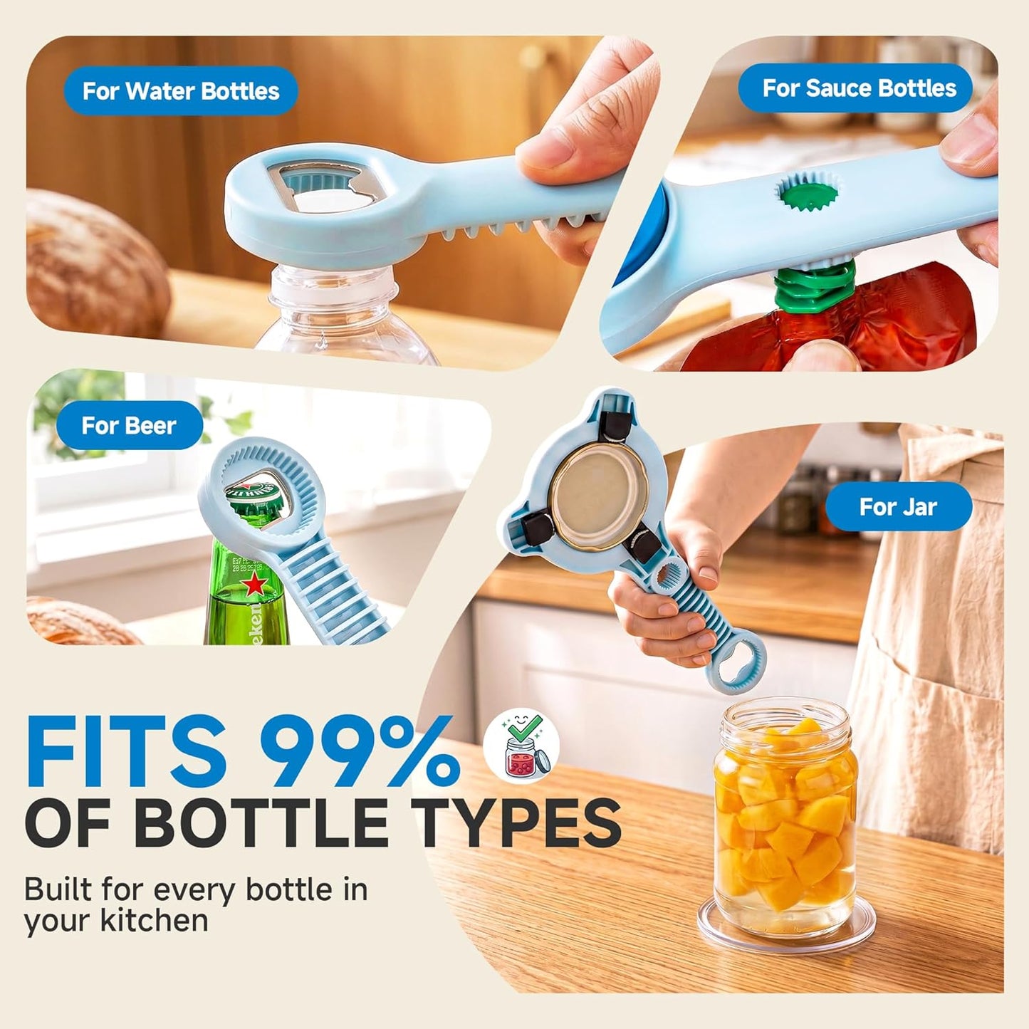 TwistCap™ - 4-in-1 Multi-Function Jar Opener 